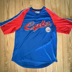 CHICAGO CUBS TF True Fan MLB Jersey Short Sleeve Chicago Cubs Retro-Style L